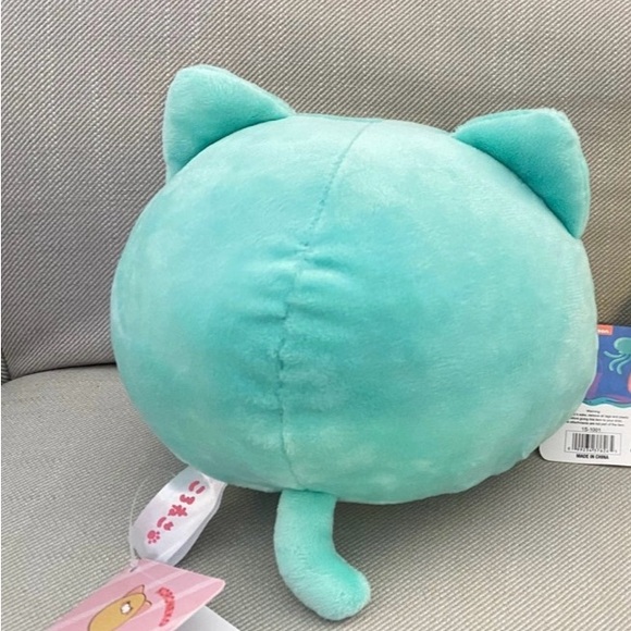 Koroneko Plush Neko Nyanko Teal Cat 6" Fukuya NEW - Picture 2 of 2